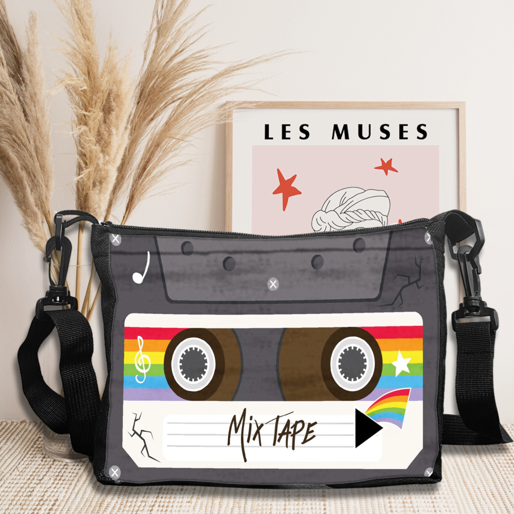 Crossbody Bag Polyester Retro  - Travel Accessories Aesthetic ulasan dan harga