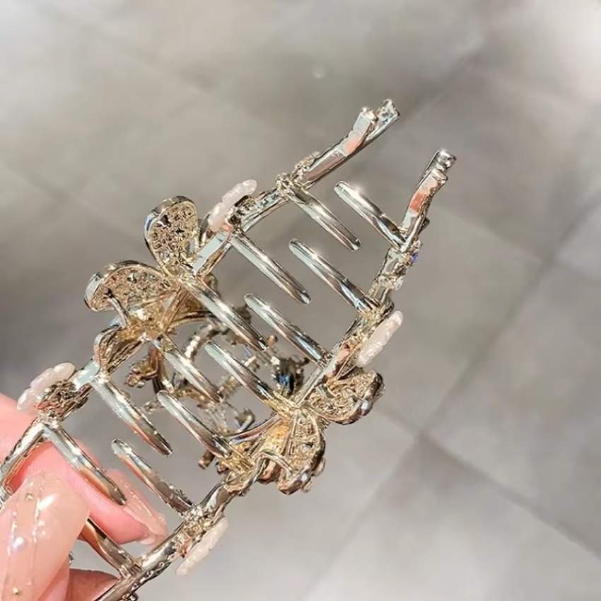 1 Pcs Metal Hair Claw Pearl Ha - Travel Accessories Aesthetic ulasan dan harga