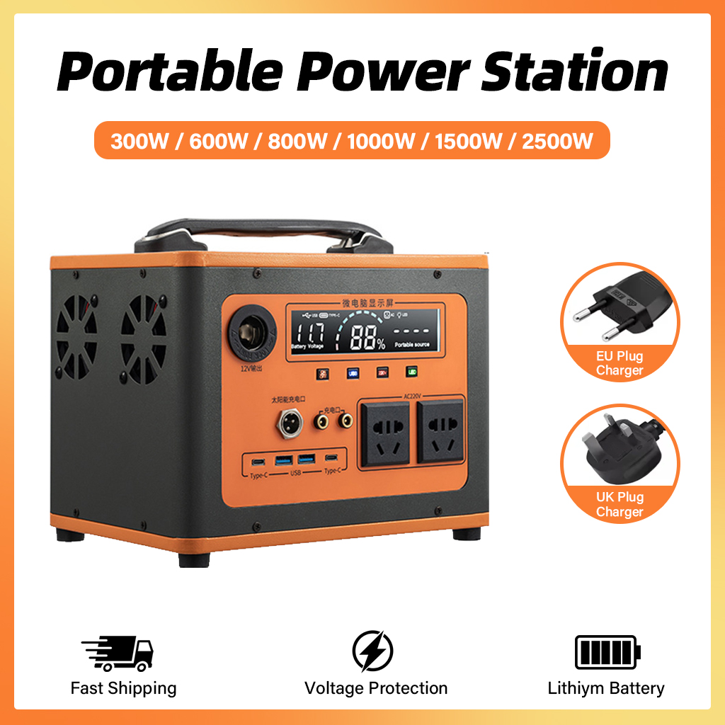 Portable Power Station 300/600 - Travel Accessories Electronics ulasan dan harga
