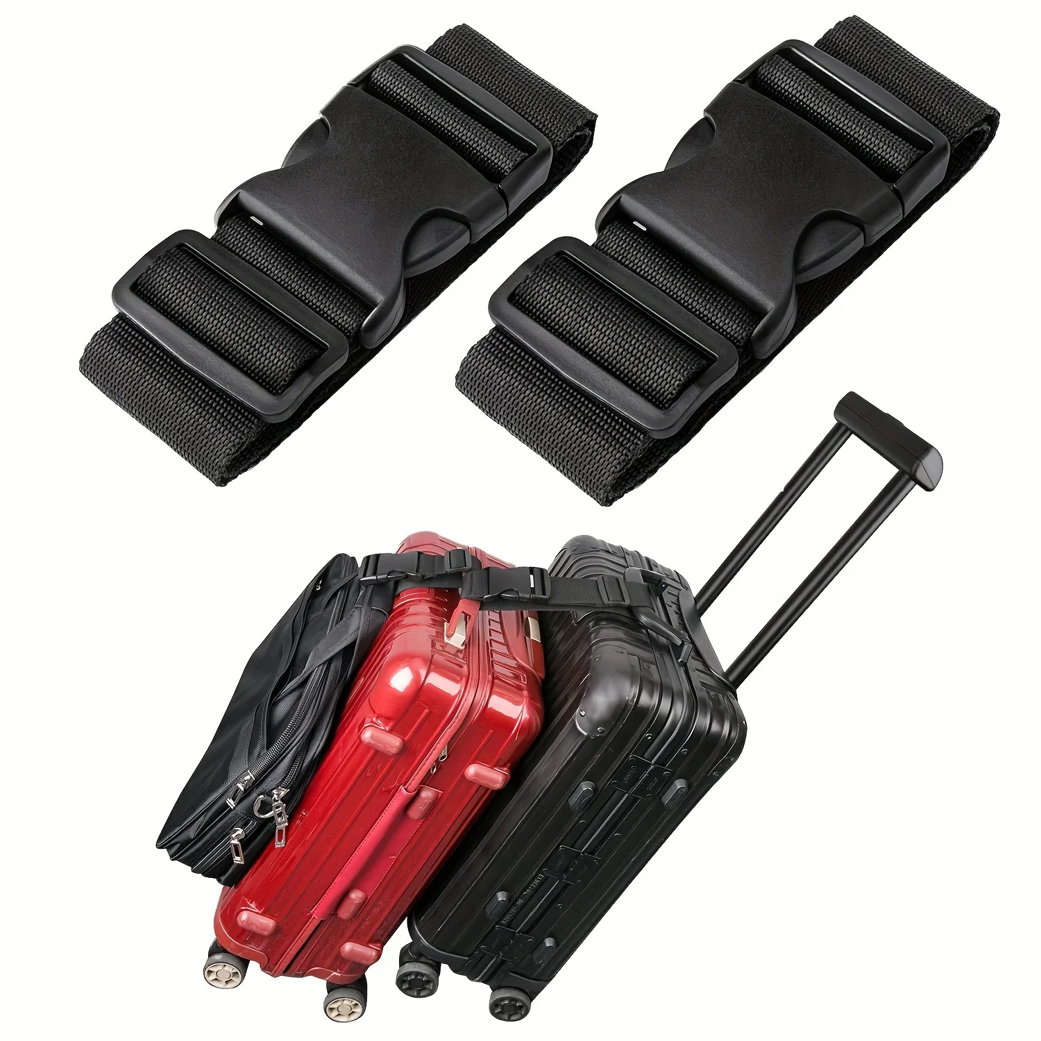 1pc Simple Adjustable Luggage  - Quality Travel Accessories ulasan dan harga