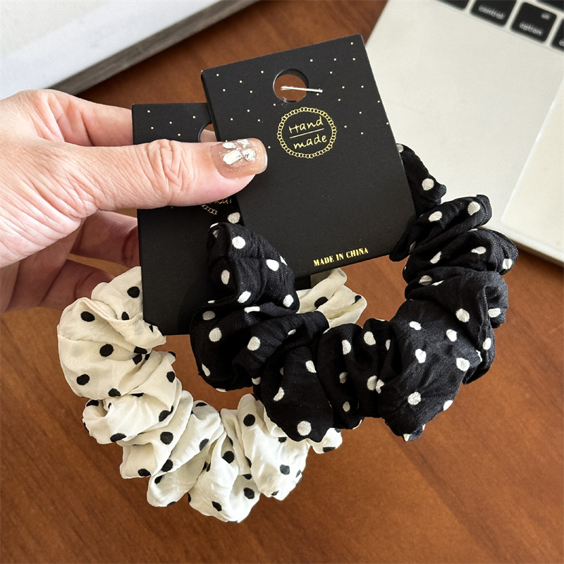 11cm/14cm Dot Cloth Scrunchies - Travel Accessories For Girls ulasan dan harga