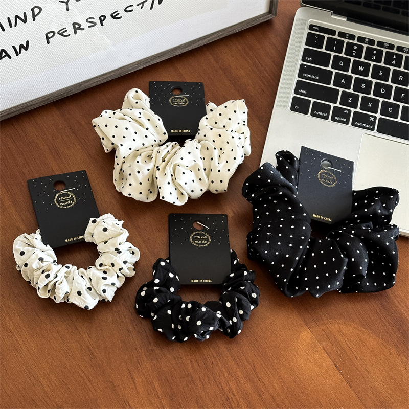 11cm/14cm Dot Cloth Scrunchies - Travel Accessories For Girls ulasan dan harga
