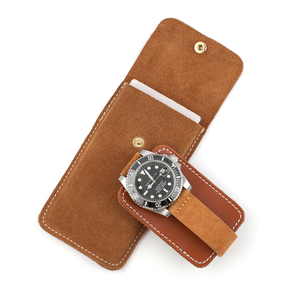 Suede Leather Watch Storage Ba - Travel.Accessories News ulasan dan harga