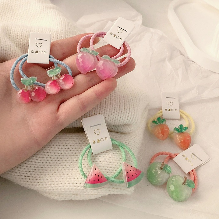 Kids Carrot Hair Ties 5 Pair N - Travel Accessories For Girls ulasan dan harga