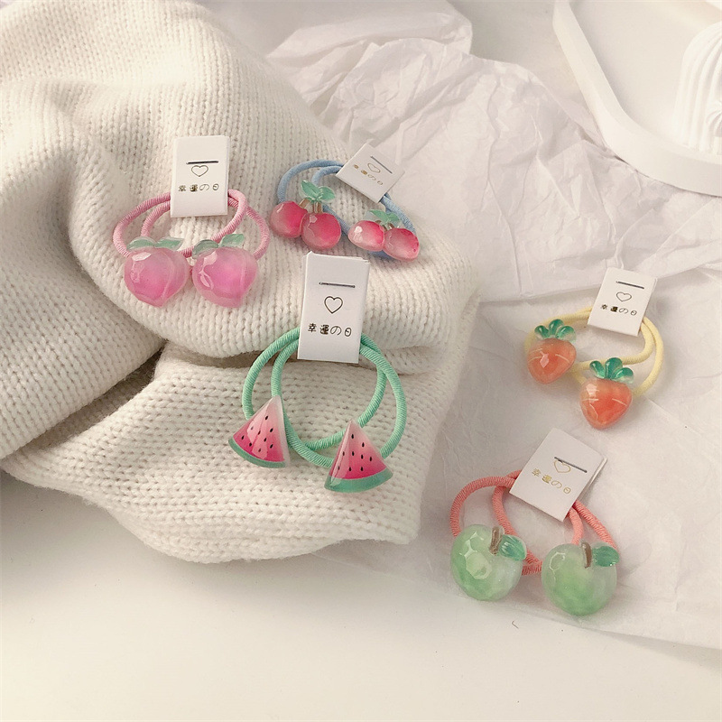 Kids Carrot Hair Ties 5 Pair N - Travel Accessories For Girls ulasan dan harga