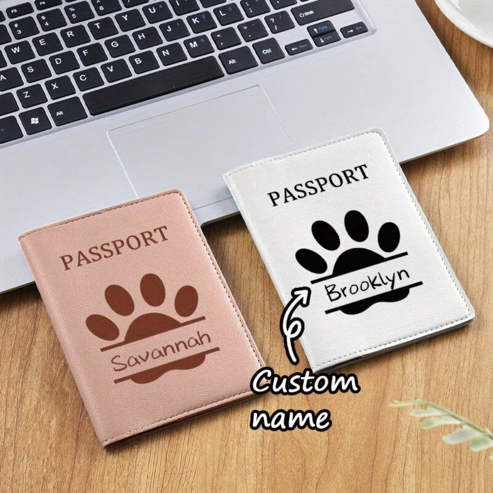 Custom Name Dog Paw Pattern Cl - Quality Travel Accessories ulasan dan harga