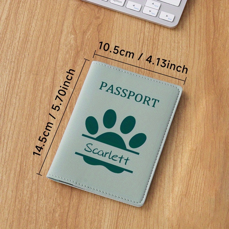 Custom Name Dog Paw Pattern Cl - Quality Travel Accessories ulasan dan harga