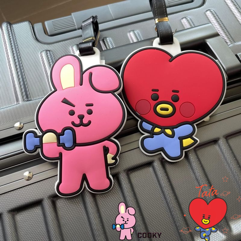 BT21 cartoon cute keychain Kaw - Travel Accessories Unisex ulasan dan harga