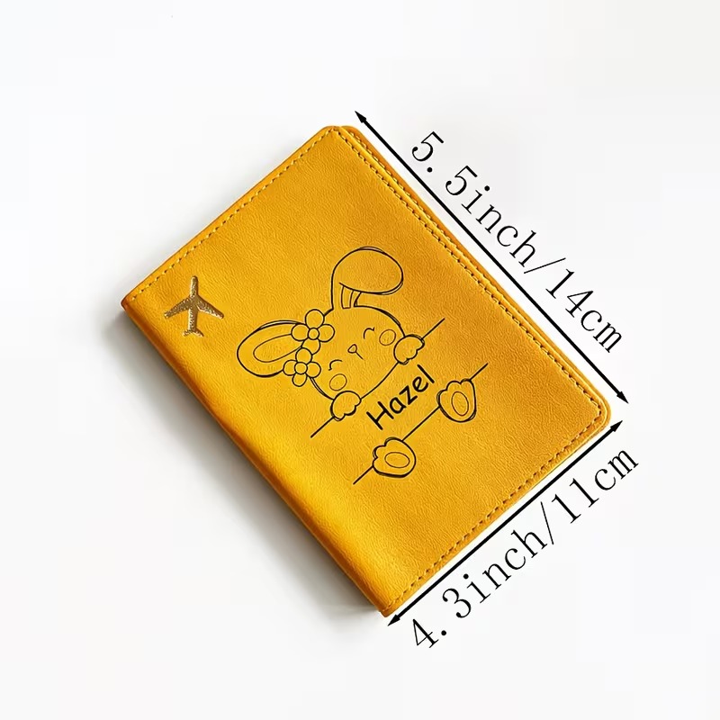 Custom Name/Text Rabbit Patter - Quality Travel Accessories ulasan dan harga