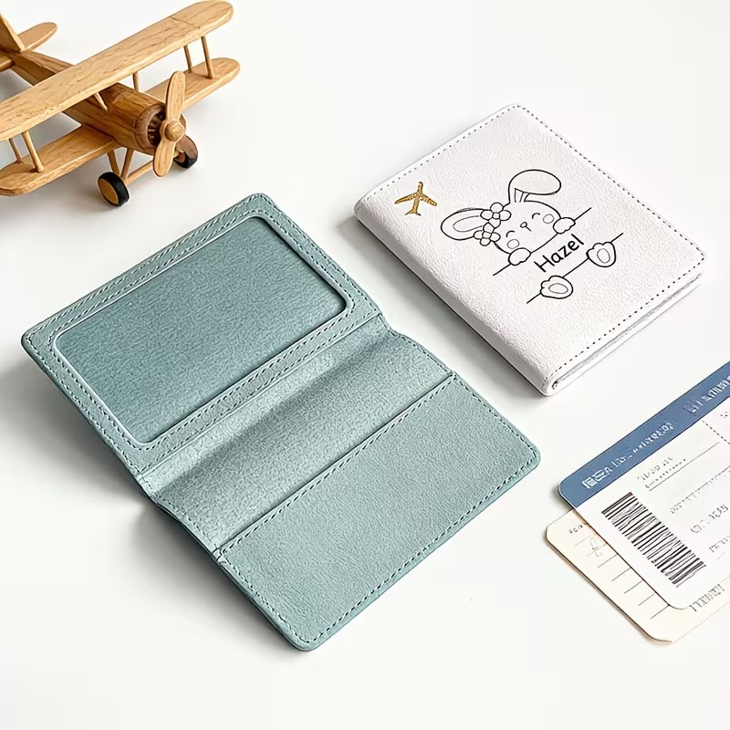 Custom Name/Text Rabbit Patter - Quality Travel Accessories ulasan dan harga