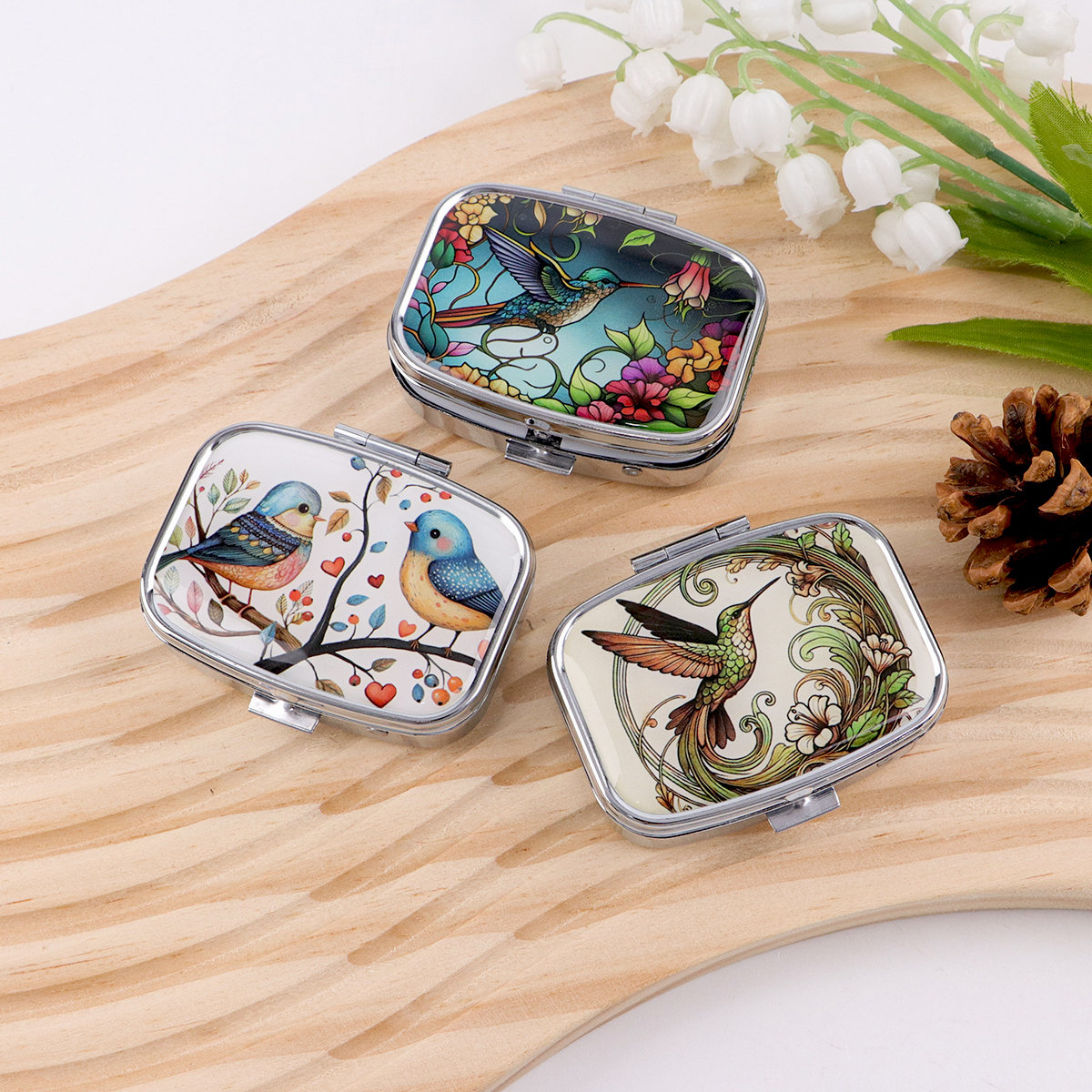 Cute Cartoon Bird Design Porta - Travel Accessories Unisex ulasan dan harga