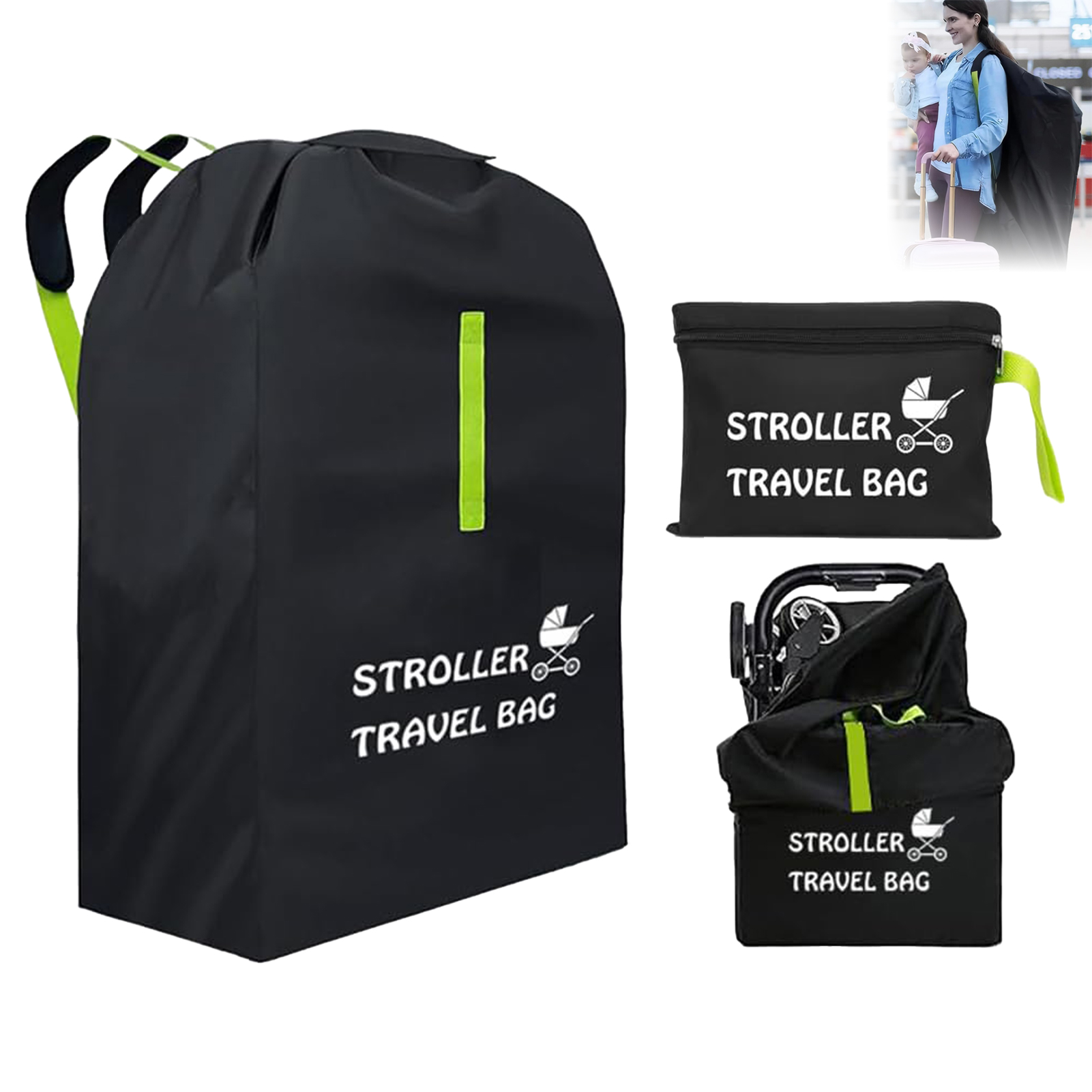 Baby Stroller Travel Bag With  - Travel Accessories For 3 Year Old ulasan dan harga