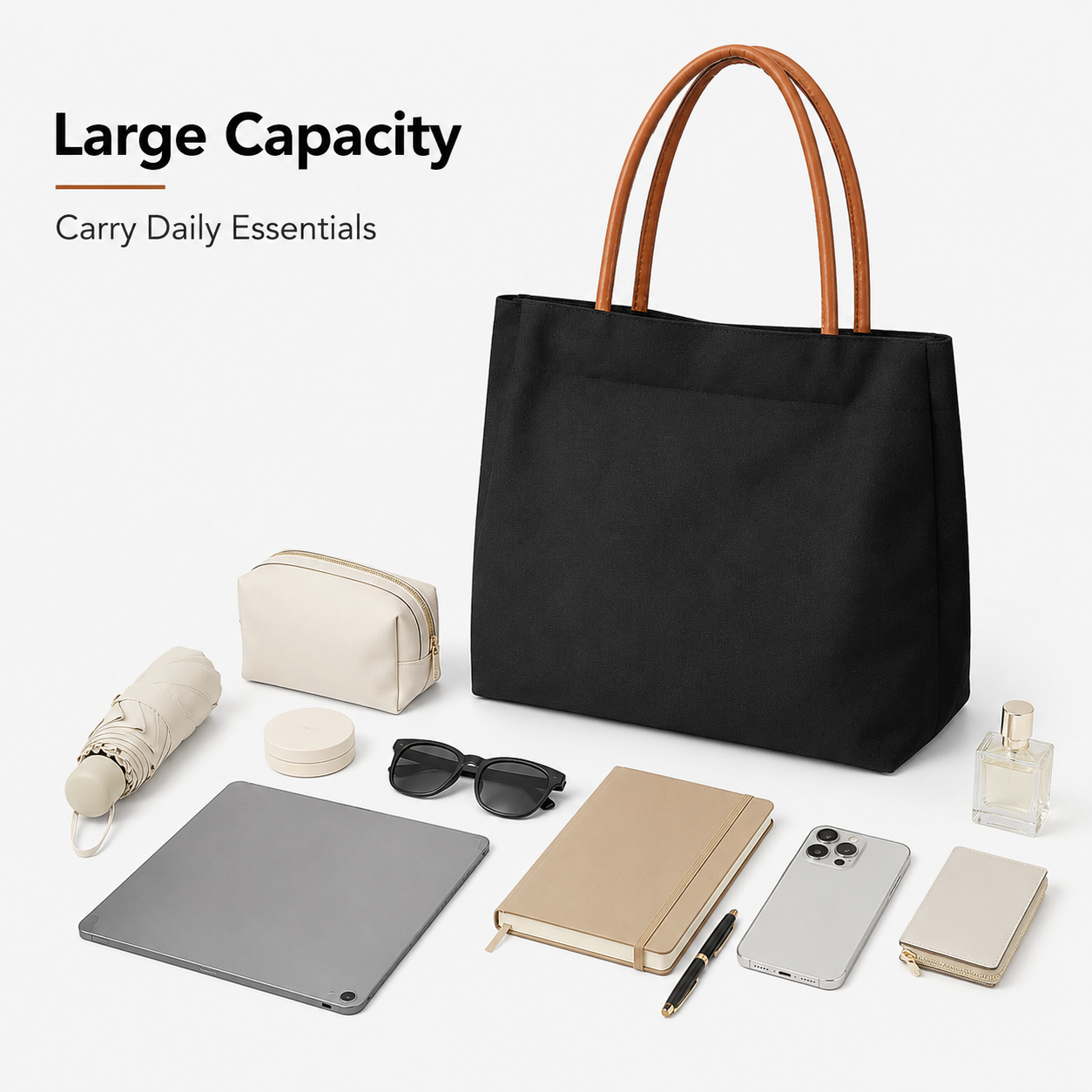 Minimalist Canvas Tote Bag Wom - Travel Accessories Tech ulasan dan harga