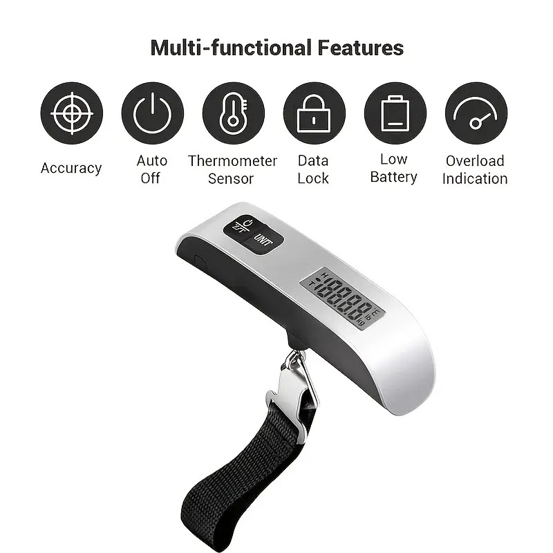 Portable Scale Digital LCD Dis - Travel Accessories Electronics ulasan dan harga