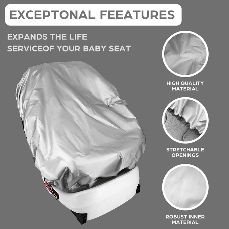 1PC Silver  Baby Car Seat Sun  - Travel Accessories For 3 Year Old ulasan dan harga