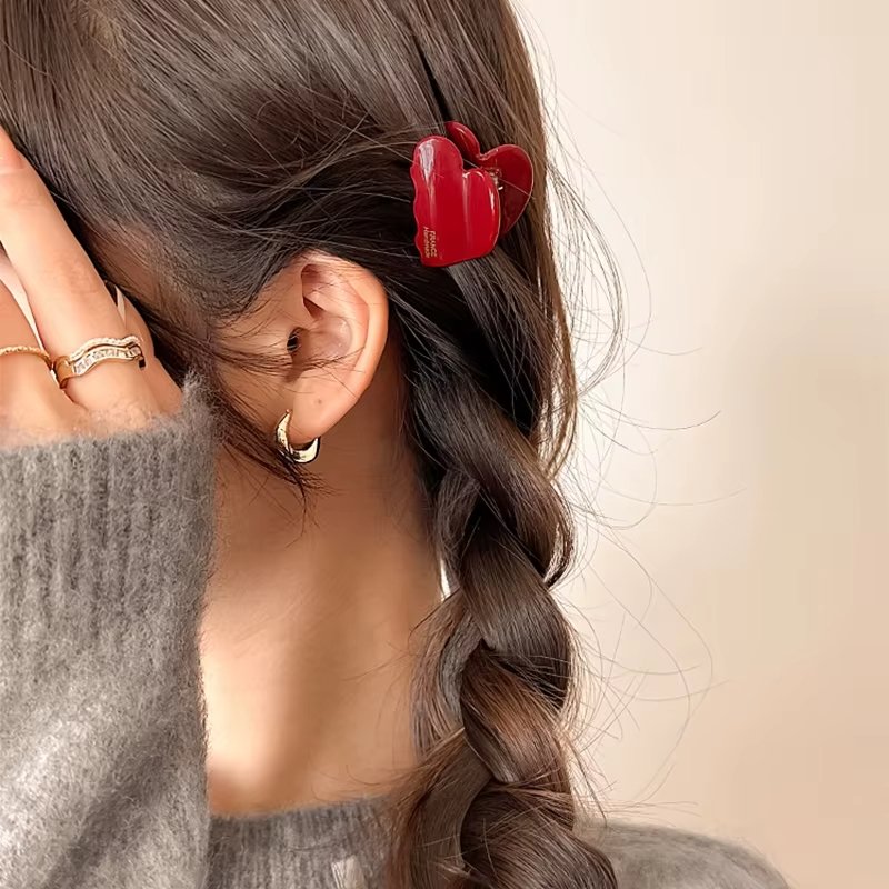 3.5cm Small Hair Claw Acetate  - Travel Accessories Aesthetic ulasan dan harga
