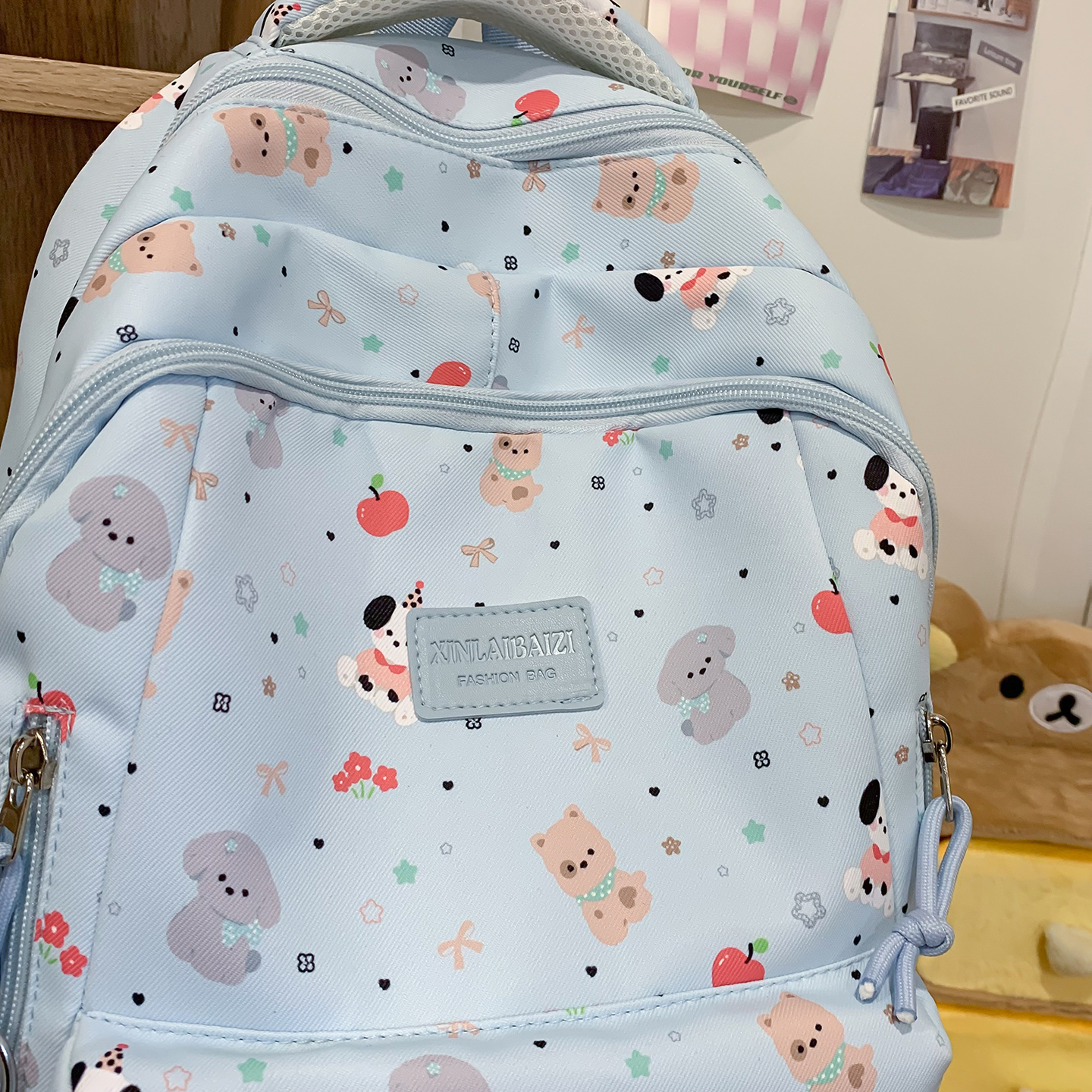Cute Animal Print Backpack Wom - Travel Accessories For Girls ulasan dan harga