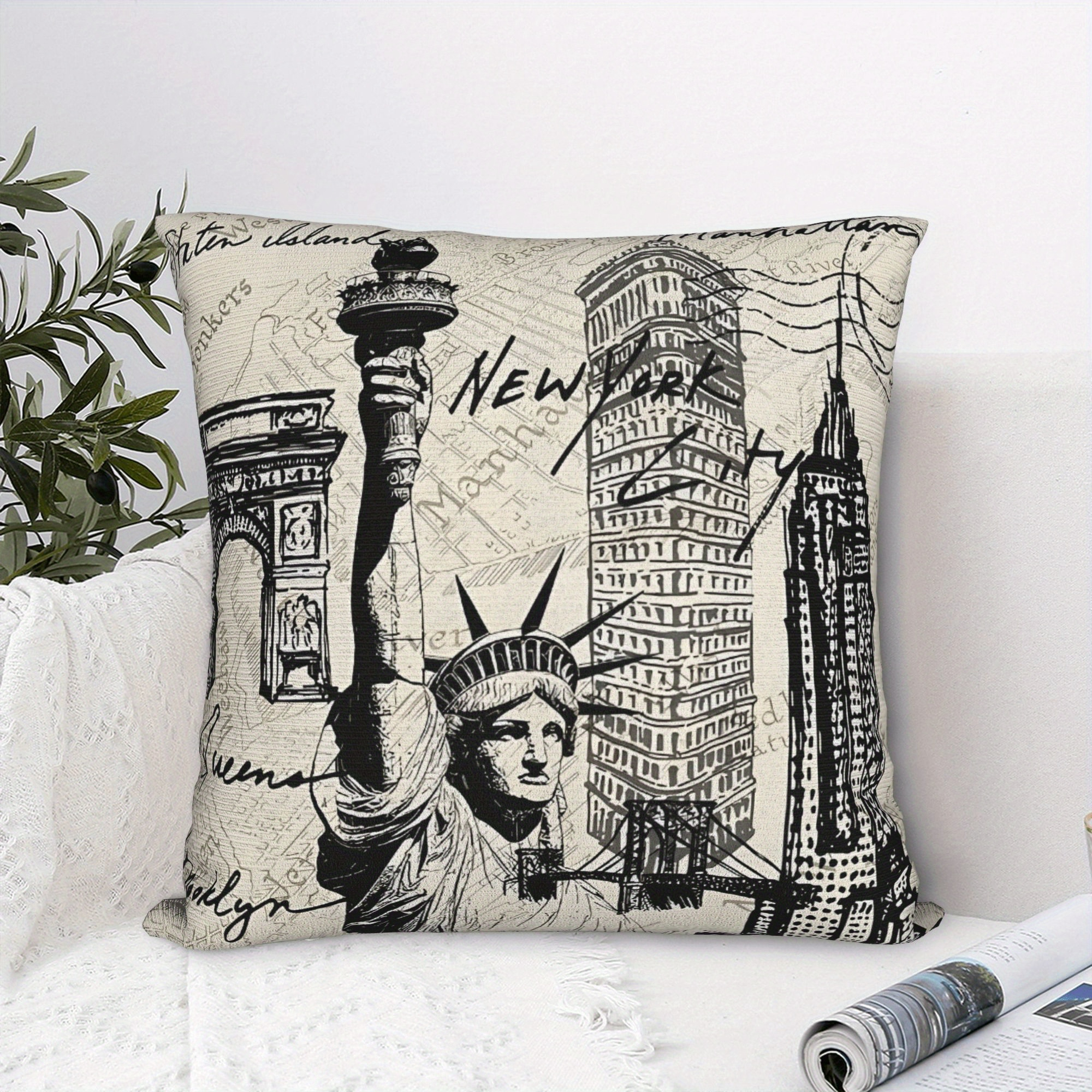 Retro 1980s New York Printed D - Travel Accessories New York ulasan dan harga