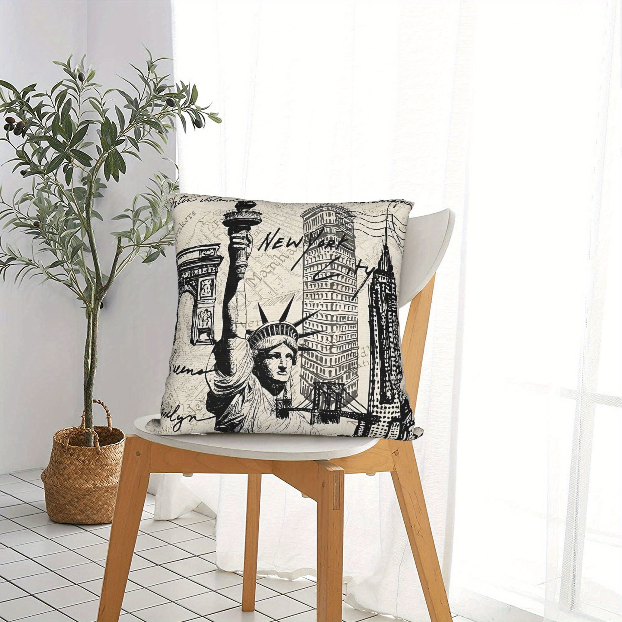 Retro 1980s New York Printed D - Travel Accessories New York ulasan dan harga