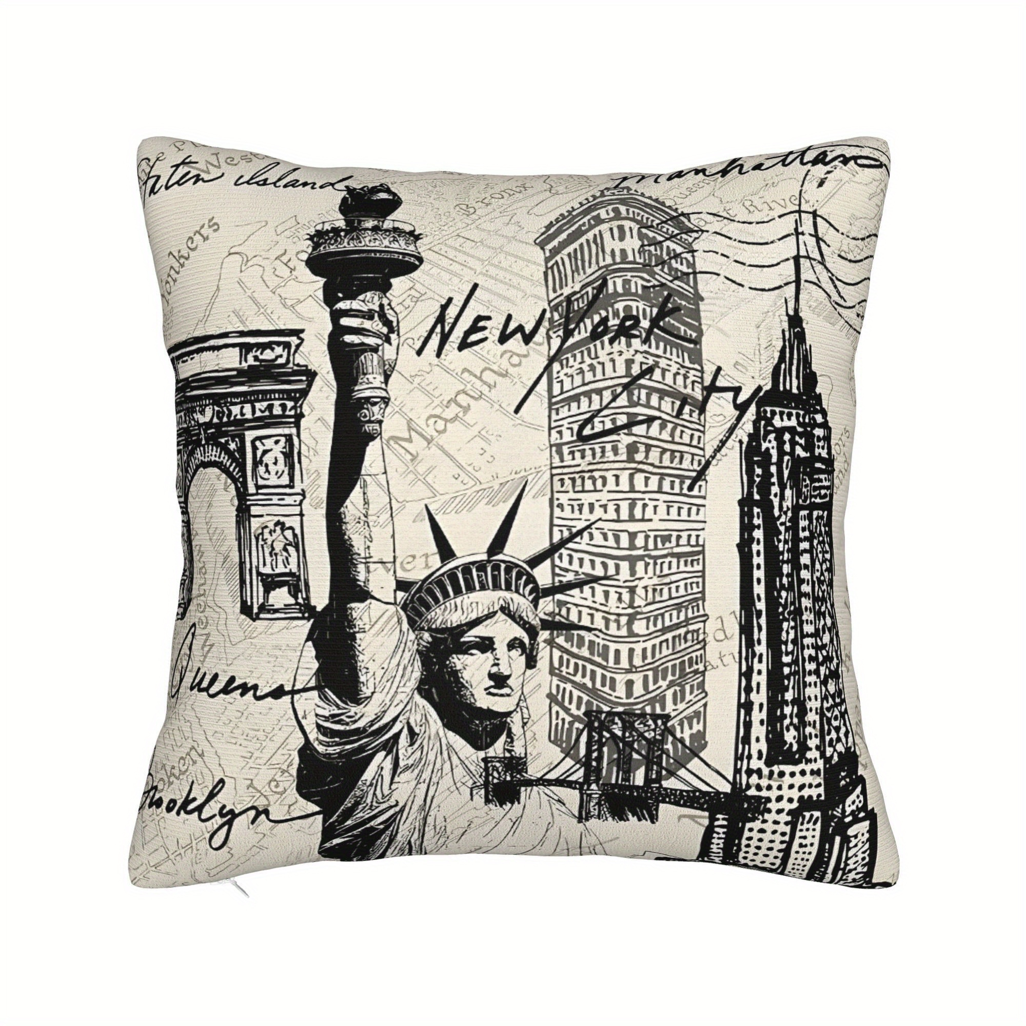Retro 1980s New York Printed D - Travel Accessories New York ulasan dan harga