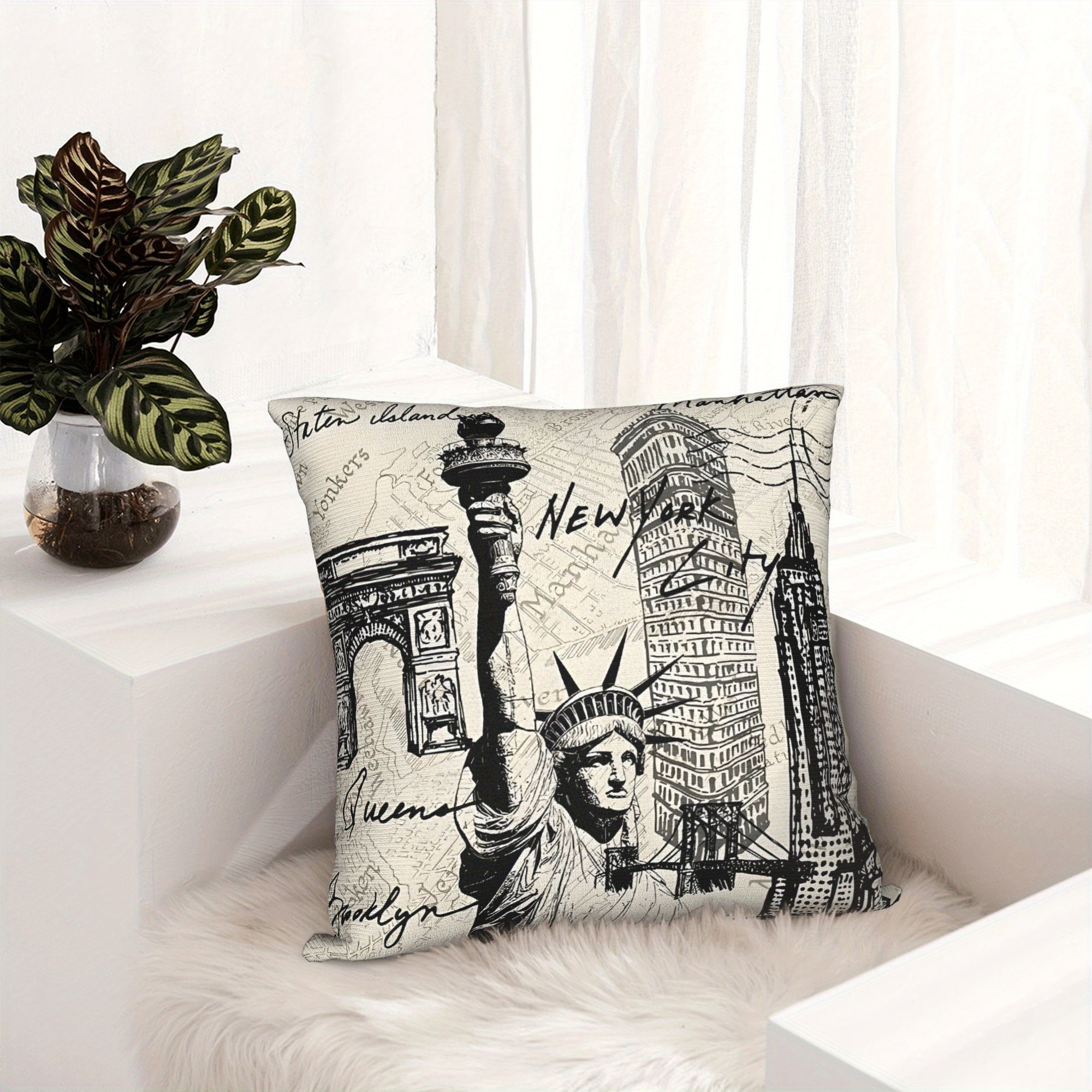 Retro 1980s New York Printed D - Travel Accessories New York ulasan dan harga
