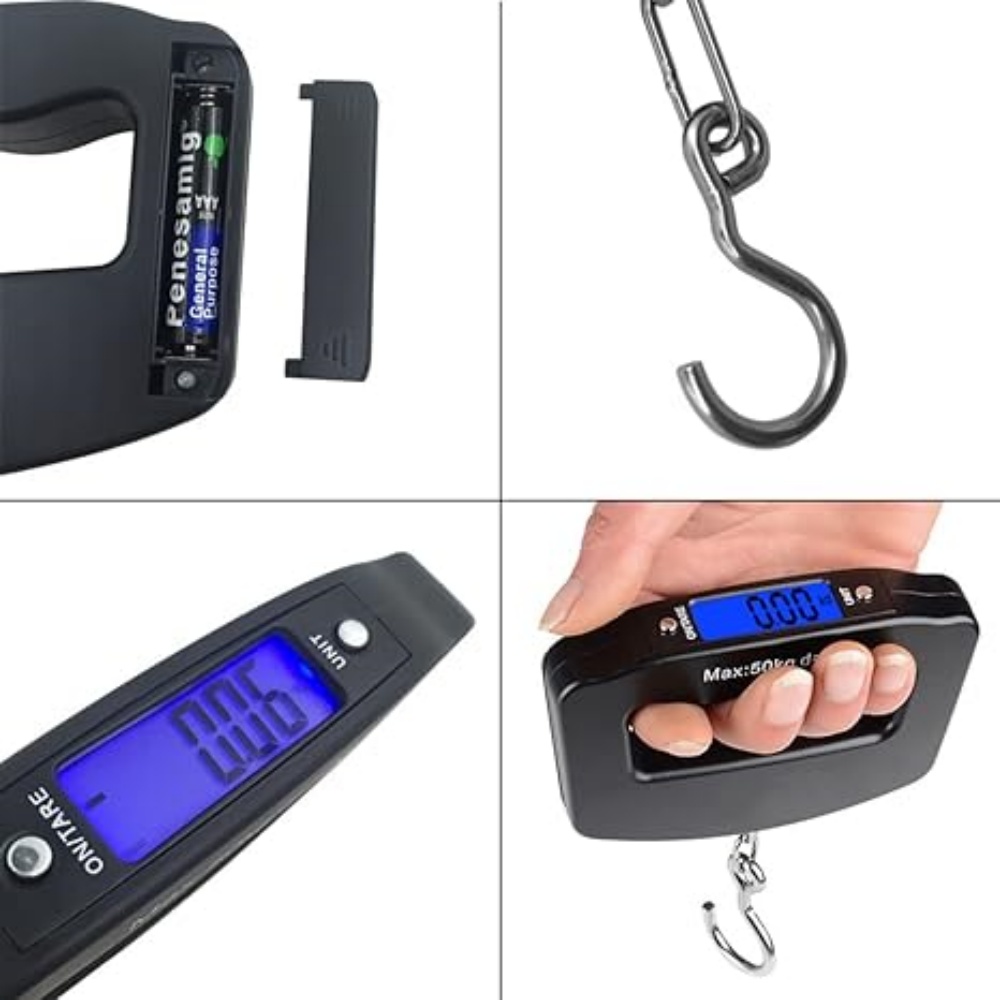 50Kg 10g Luggage Weight Scale, - Travel Accessories Electronics ulasan dan harga