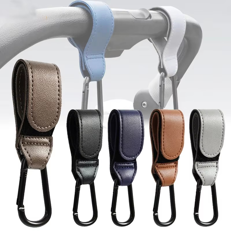 2Pcs Leather Cart Hooks Baby S - Travel Accessories For 3 Year Old ulasan dan harga