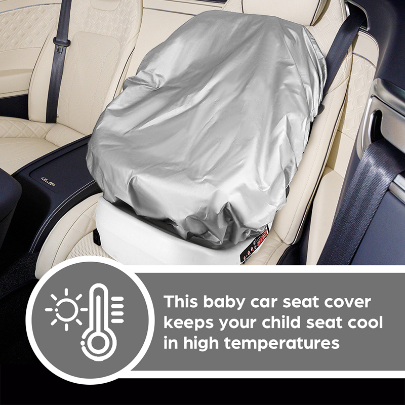 1PC Silver  Baby Car Seat Sun  - Travel Accessories For 3 Year Old ulasan dan harga
